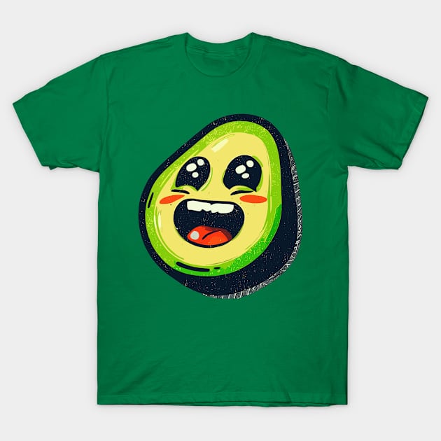 Retro Funny avocado T-Shirt by TomFrontierArt